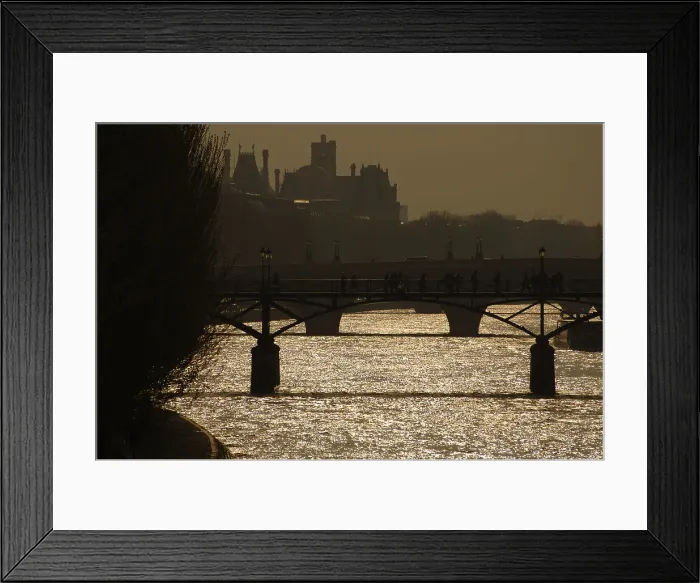 Framed Print : Sunset, River Seine, Paris, France, 2008. Creator: LTL Framed Print : Sunset, River Seine, Paris, France, 2008. Creator: LTL