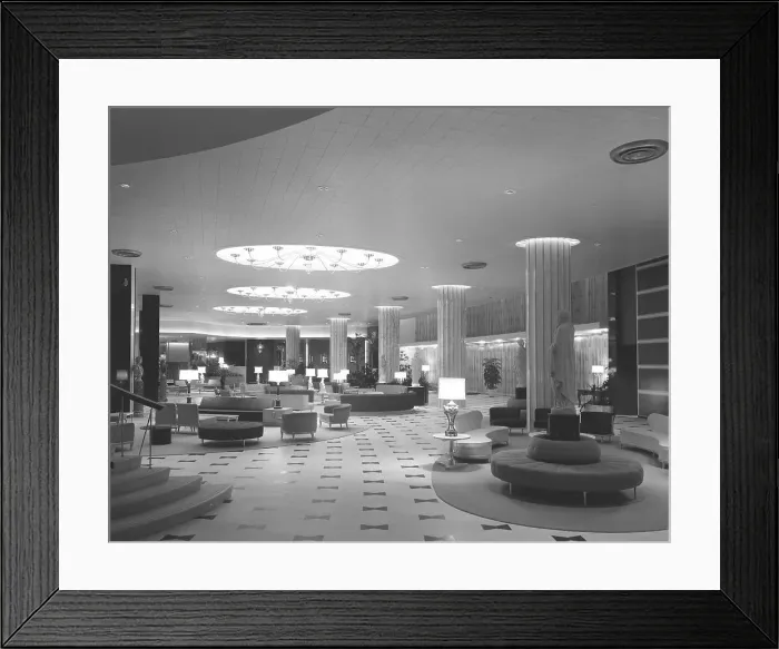 Framed Print : Fontainebleau Hotel, Miami Beach, Florida, 1955. Creator: Gottscho-Schleisner, Inc Framed Print : Fontainebleau Hotel, Miami Beach, Florida, 1955. Creator: Gottscho-Schleisner, Inc