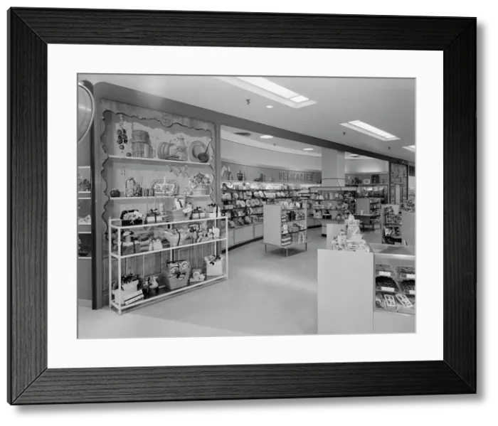 Framed Print : Bloomingdale's, business in Hackensack, New Jersey, 1959. Creator: Gottscho-Schleisner, Inc Framed Print : Bloomingdale's, business in Hackensack, New Jersey, 1959. Creator: Gottscho-Schleisner, Inc