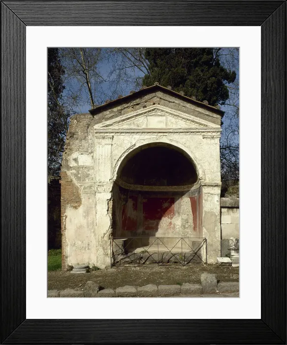Framed Print : Tomb with pictorial remains in the Via Sepulchre, Pompeii, Italy, 2002. Creator: LTL Framed Print : Tomb with pictorial remains in the Via Sepulchre, Pompeii, Italy, 2002. Creator: LTL