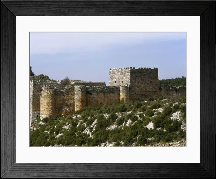 Framed Print : Citadel of Salah Ed-Din or Saladin Castle, near Al-Haffah, Syria, 2001. Creator: LTL Framed Print : Citadel of Salah Ed-Din or Saladin Castle, near Al-Haffah, Syria, 2001. Creator: LTL