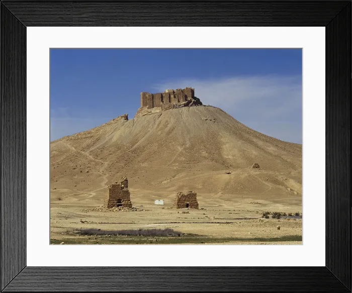 Framed Print : Ruins of Qala'at ibn Maan, Palmyra, Syria, 2001. Creator: LTL Framed Print : Ruins of Qala'at ibn Maan, Palmyra, Syria, 2001. Creator: LTL