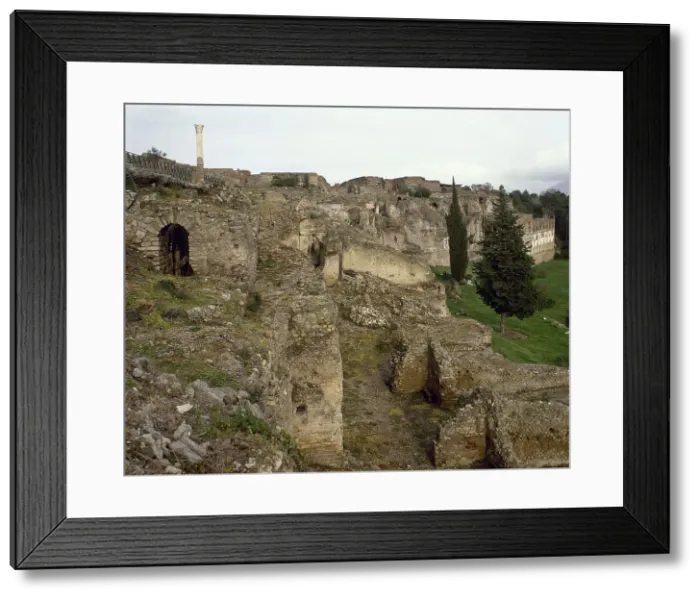 Framed Print : Ruins, Pompeii, Italy, 2002. Creator: LTL Framed Print : Ruins, Pompeii, Italy, 2002. Creator: LTL