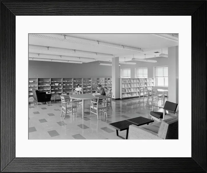 Framed Print : Goucher College, Towson, Maryland, 1953. Creator: Gottscho-Schleisner, Inc Framed Print : Goucher College, Towson, Maryland, 1953. Creator: Gottscho-Schleisner, Inc