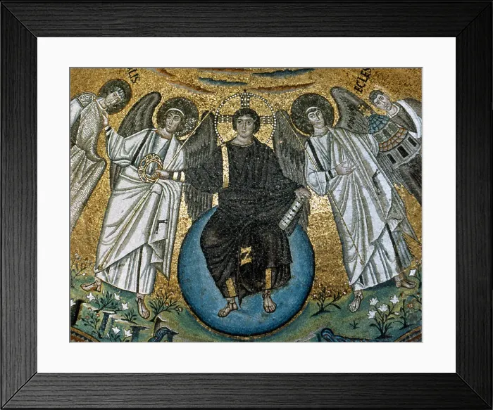 Framed Print : Mosaic of the apse of San Vitale, Ravenna, Italy, 547 AD. Creator: Unknown Framed Print : Mosaic of the apse of San Vitale, Ravenna, Italy, 547 AD. Creator: Unknown