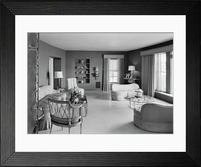 Framed Print : Stephen A. Lynch, Jr. residence at Sunset Island, no. 3, Miami Beach, Florida, 1940. Creator: Gottscho-Schleisner, Inc Framed Print : Stephen A. Lynch, Jr. residence at Sunset Island, no. 3, Miami Beach, Florida, 1940. Creator: Gottscho-Schleisner, Inc