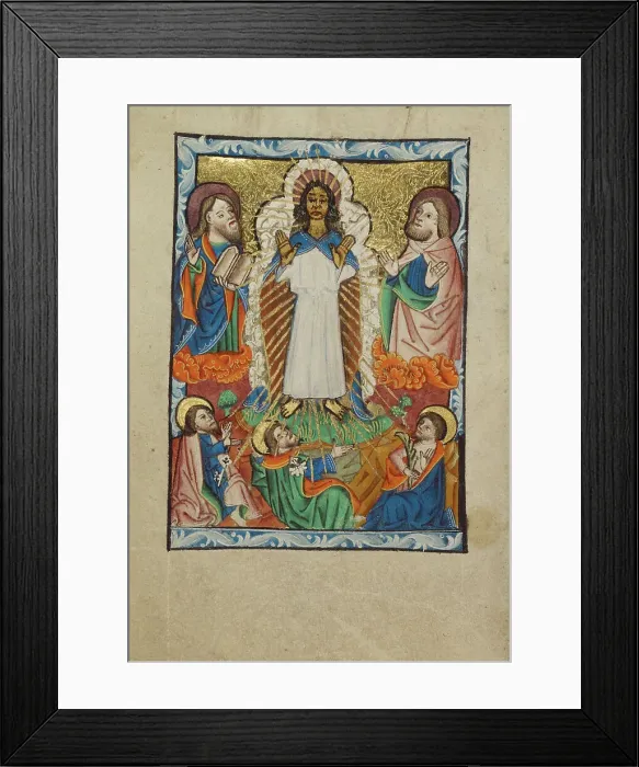 Framed Print : The Transfiguration, about 1480-1490. Creator: Unknown Framed Print : The Transfiguration, about 1480-1490. Creator: Unknown