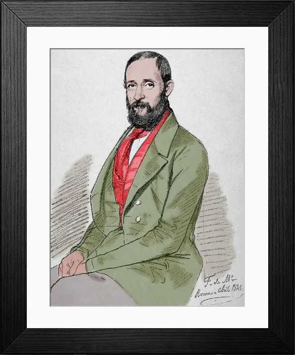 Framed Print : Claudio Lorenzale, 19th century. Creator: Unknown Framed Print : Claudio Lorenzale, 19th century. Creator: Unknown