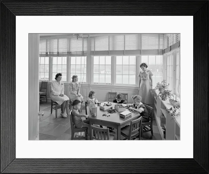 Framed Print : Middlesex County Girls Vocational School, Woodbridge, New Jersey, 1940. Creator: Gottscho-Schleisner, Inc Framed Print : Middlesex County Girls Vocational School, Woodbridge, New Jersey, 1940. Creator: Gottscho-Schleisner, Inc