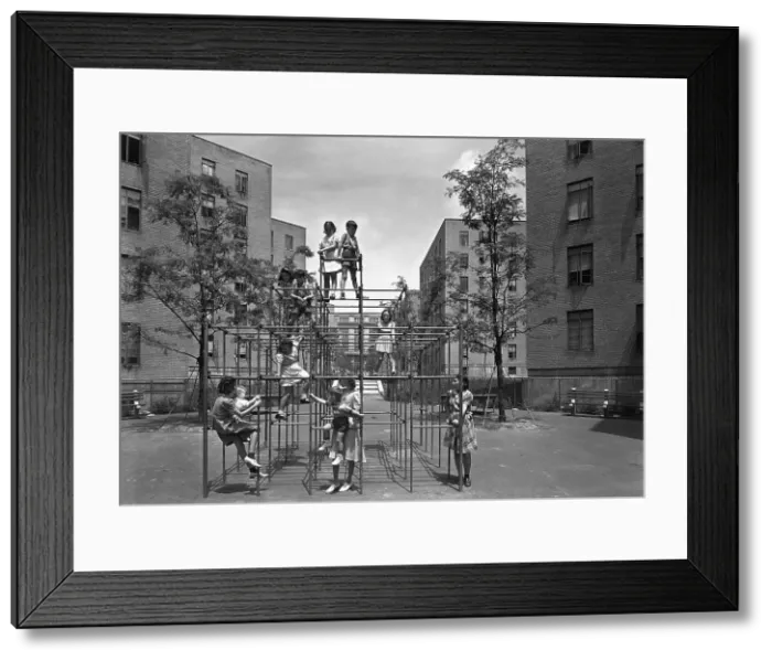 Framed Print : Vladeck Houses, Madison St. New York City, 1941. Creator: Gottscho-Schleisner, Inc Framed Print : Vladeck Houses, Madison St. New York City, 1941. Creator: Gottscho-Schleisner, Inc