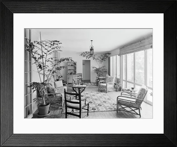 Framed Print : James H. McGraw, Jr. residence in Hobe Sound, Florida, 1941. Creator: Gottscho-Schleisner, Inc Framed Print : James H. McGraw, Jr. residence in Hobe Sound, Florida, 1941. Creator: Gottscho-Schleisner, Inc