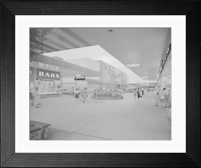 Framed Print : Prince George Plaza, Hyattsville, Maryland, 1959. Creators: Gottscho-Schleisner, Inc, Lathrop Douglass Framed Print : Prince George Plaza, Hyattsville, Maryland, 1959. Creators: Gottscho-Schleisner, Inc, Lathrop Douglass