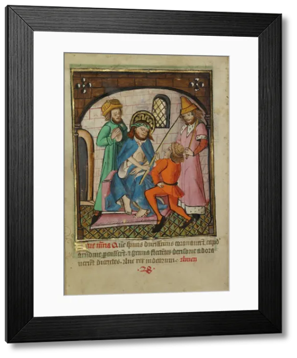 Framed Print : Christ Crowned with Thorns, about 1480-1490. Creator: Unknown Framed Print : Christ Crowned with Thorns, about 1480-1490. Creator: Unknown