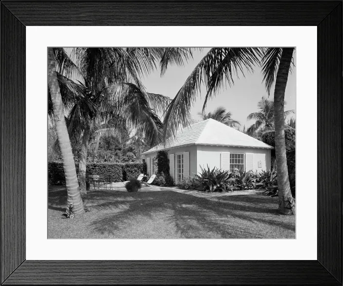 Framed Print : Mrs. J.V. Reed, residence in Hobe Sound, Florida, 1958. Creator: Gottscho-Schleisner, Inc Framed Print : Mrs. J.V. Reed, residence in Hobe Sound, Florida, 1958. Creator: Gottscho-Schleisner, Inc