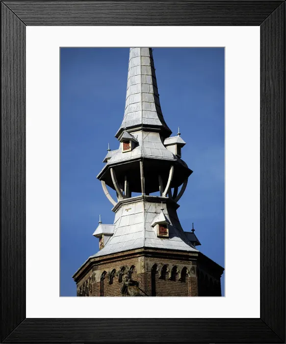 Framed Print : Detail of the Campanile, St. Catherine's Cathedral, Utrecht, Netherlands, 2013. Creator: LTL Framed Print : Detail of the Campanile, St. Catherine's Cathedral, Utrecht, Netherlands, 2013. Creator: LTL