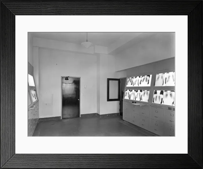 Framed Print : Triboro Hospital for Tuberculosis, Parsons Blvd. Jamaica, New York, 1941. Creator: Gottscho-Schleisner, Inc Framed Print : Triboro Hospital for Tuberculosis, Parsons Blvd. Jamaica, New York, 1941. Creator: Gottscho-Schleisner, Inc