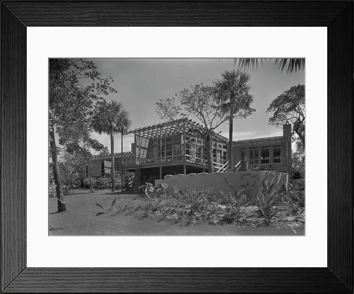 Framed Print : Robert Glassford, residence in Hobe Sound, Florida, 1941. Creator: Gottscho-Schleisner, Inc Framed Print : Robert Glassford, residence in Hobe Sound, Florida, 1941. Creator: Gottscho-Schleisner, Inc