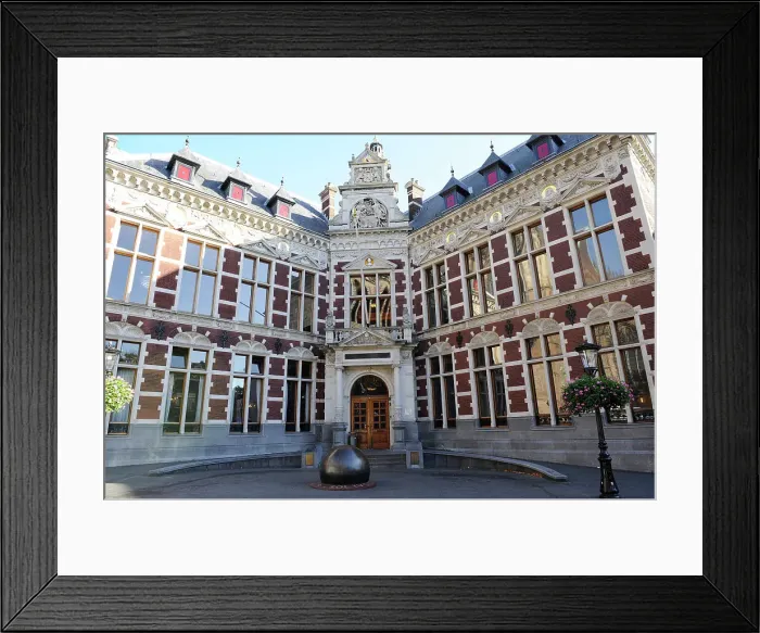 Framed Print : Academiegebouw (Utrecht University Hall), Utrecht, Netherlands, 19th century. Creator: LTL Framed Print : Academiegebouw (Utrecht University Hall), Utrecht, Netherlands, 19th century. Creator: LTL