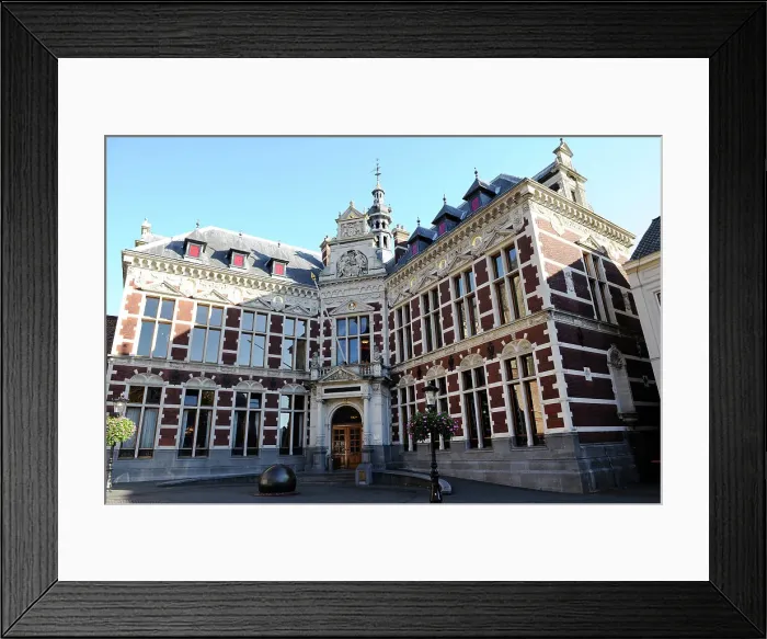 Framed Print : Academiegebouw (Utrecht University Hall), Utrecht, Netherlands, 19th century. Creator: LTL Framed Print : Academiegebouw (Utrecht University Hall), Utrecht, Netherlands, 19th century. Creator: LTL