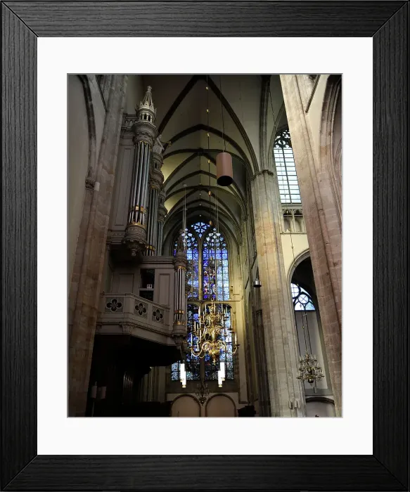 Framed Print : Interior, St. Martin's Cathedral, Utrecht, Netherlands, 2013. Creator: LTL