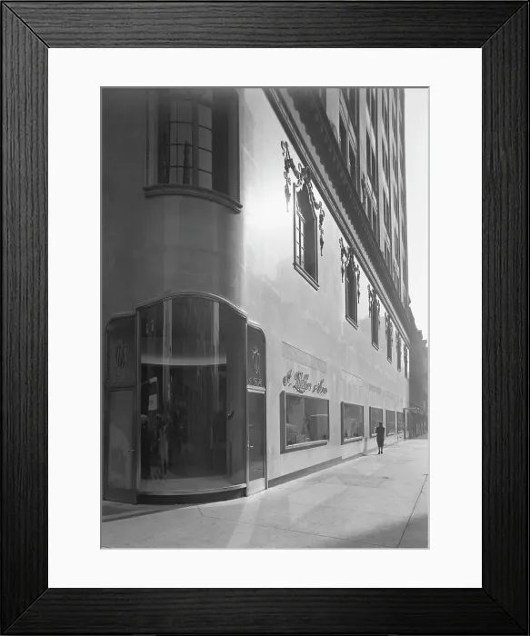 Framed Print : I. Miller shoe store, business at 5th Ave and 54th St. New York City, 1939. Creator: Gottscho-Schleisner, Inc Framed Print : I. Miller shoe store, business at 5th Ave and 54th St. New York City, 1939. Creator: Gottscho-Schleisner, Inc