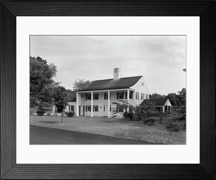 Framed Print : Austin W. Roche, residence on Old Barn Rd, Fairfield, Connecticut, 1939. Creator: Gottscho-Schleisner, Inc Framed Print : Austin W. Roche, residence on Old Barn Rd, Fairfield, Connecticut, 1939. Creator: Gottscho-Schleisner, Inc