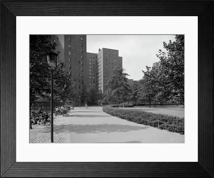 Framed Print : Stuyvesant Town, 14th St. New York City, 1951. Creator: Gottscho-Schleisner, Inc Framed Print : Stuyvesant Town, 14th St. New York City, 1951. Creator: Gottscho-Schleisner, Inc