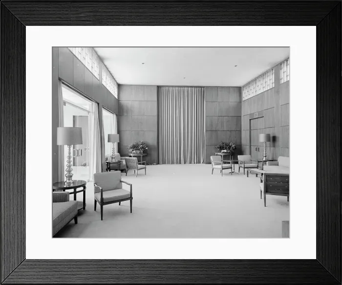 Framed Print : Crematory, Greenwood Cemetery, Brooklyn, New York, 1955. Creator: Gottscho-Schleisner, Inc Framed Print : Crematory, Greenwood Cemetery, Brooklyn, New York, 1955. Creator: Gottscho-Schleisner, Inc