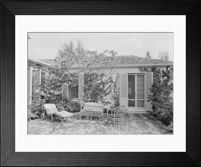 Framed Print : James H. McGraw, Jr. residence in Hobe Sound, Florida, 1941. Creator: Gottscho-Schleisner, Inc Framed Print : James H. McGraw, Jr. residence in Hobe Sound, Florida, 1941. Creator: Gottscho-Schleisner, Inc