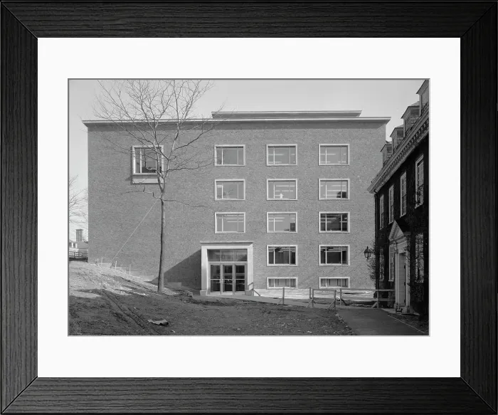 Framed Print : Lamont Library, Harvard University, Cambridge, Massachusetts, 1949. Creator: Gottscho-Schleisner, Inc Framed Print : Lamont Library, Harvard University, Cambridge, Massachusetts, 1949. Creator: Gottscho-Schleisner, Inc