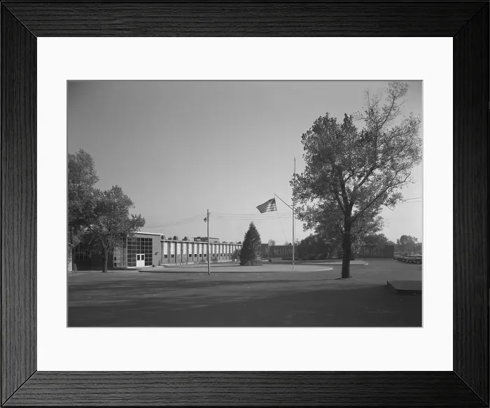 Framed Print : Becton Dickinson, 1952. Creator: Gottscho-Schleisner, Inc Framed Print : Becton Dickinson, 1952. Creator: Gottscho-Schleisner, Inc