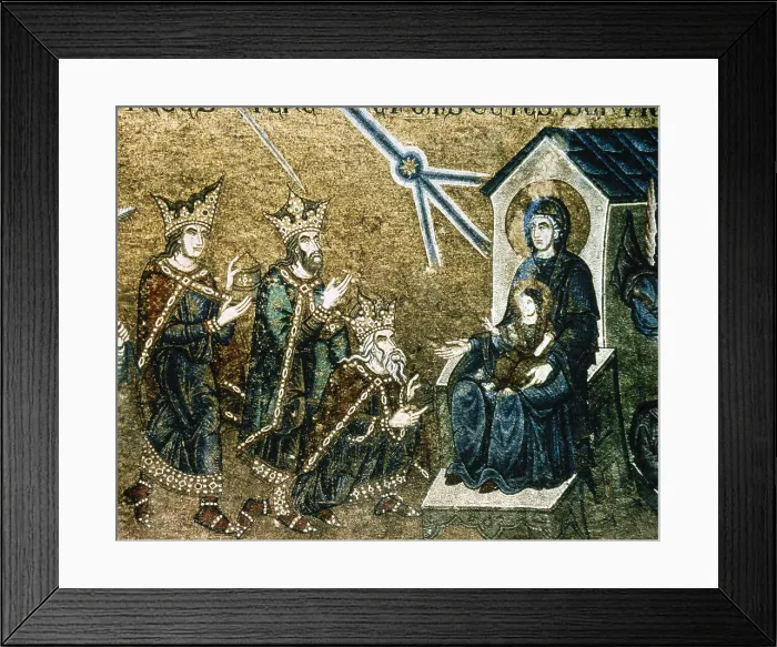 Framed Print : Epiphany, mosaic, Saint Mark's Basilica, Venice, Italy, 12th-14th centuries. Creator: Unknown