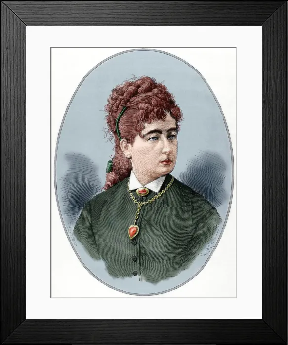 Framed Print : Pauline Lucca, 1878. Creator: Unknown Framed Print : Pauline Lucca, 1878. Creator: Unknown