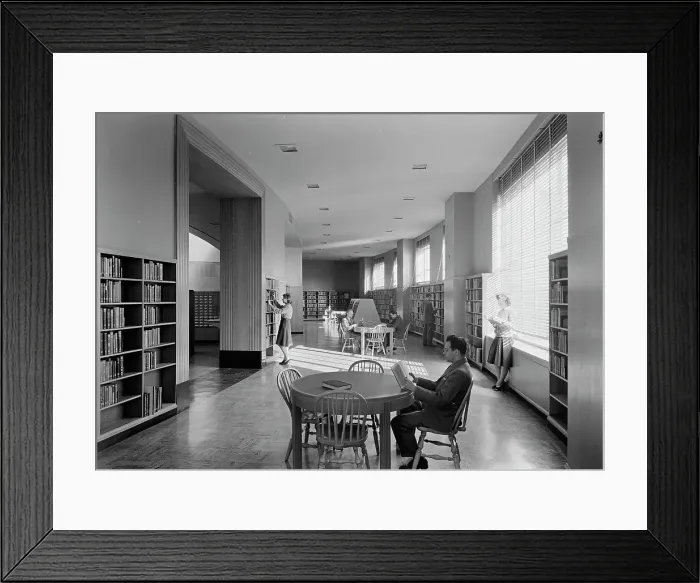Framed Print : Brooklyn Public Library (Ingersoll Memorial), Prospect Park Plaza, New York, 1941. Creator: Gottscho-Schleisner, Inc Framed Print : Brooklyn Public Library (Ingersoll Memorial), Prospect Park Plaza, New York, 1941. Creator: Gottscho-Schleisner, Inc
