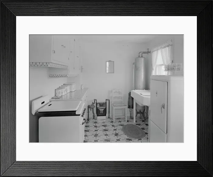 Framed Print : New Brunswick Housing Authority, 1940. Creator: Gottscho-Schleisner, Inc Framed Print : New Brunswick Housing Authority, 1940. Creator: Gottscho-Schleisner, Inc