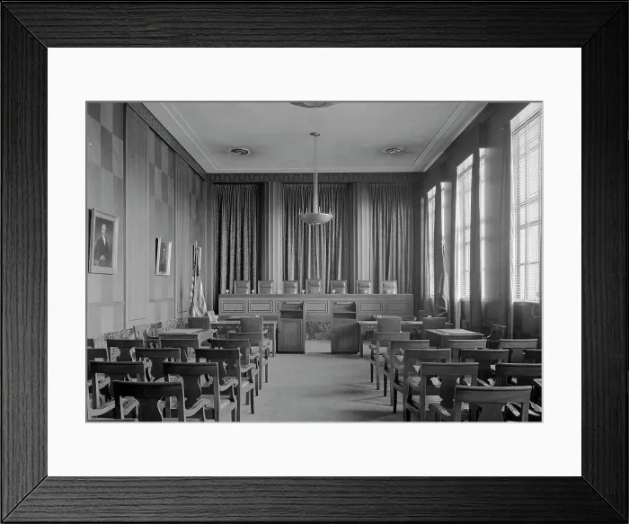 Framed Print : Virginia State Library & Courthouse, Richmond, Virginia, 1941. Creator: Gottscho-Schleisner, Inc Framed Print : Virginia State Library & Courthouse, Richmond, Virginia, 1941. Creator: Gottscho-Schleisner, Inc