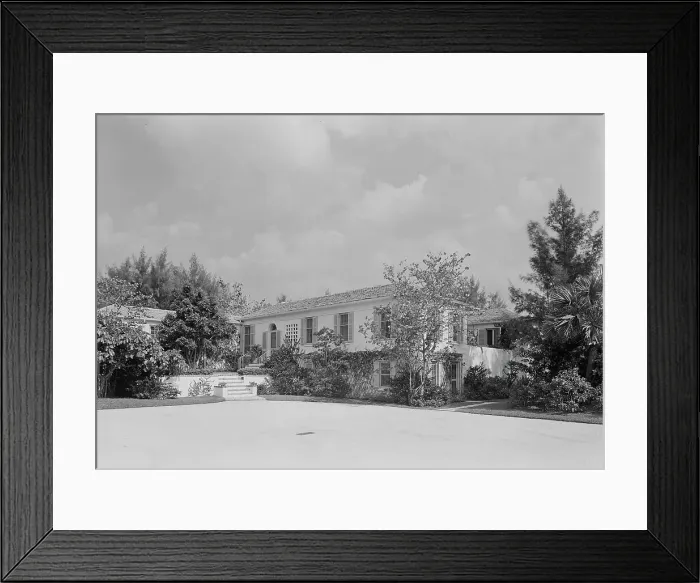 Framed Print : James H. McGraw, Jr. residence in Hobe Sound, Florida, 1941. Creator: Gottscho-Schleisner, Inc Framed Print : James H. McGraw, Jr. residence in Hobe Sound, Florida, 1941. Creator: Gottscho-Schleisner, Inc