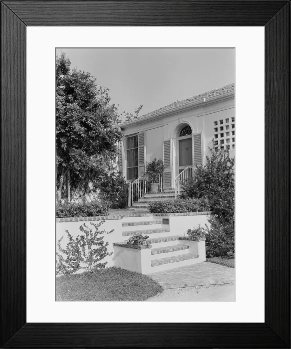 Framed Print : James H. McGraw, Jr. residence in Hobe Sound, Florida, 1941. Creator: Gottscho-Schleisner, Inc Framed Print : James H. McGraw, Jr. residence in Hobe Sound, Florida, 1941. Creator: Gottscho-Schleisner, Inc