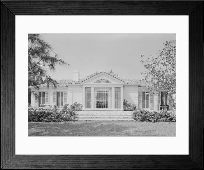 Framed Print : James H. McGraw, Jr. residence in Hobe Sound, Florida, 1941. Creator: Gottscho-Schleisner, Inc Framed Print : James H. McGraw, Jr. residence in Hobe Sound, Florida, 1941. Creator: Gottscho-Schleisner, Inc