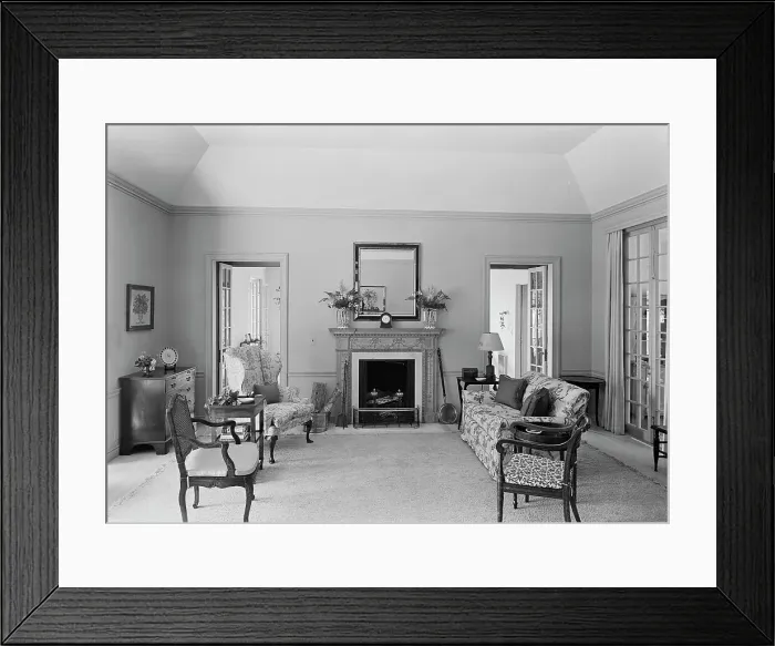 Framed Print : James H. McGraw, Jr. residence in Hobe Sound, Florida, 1941. Creator: Gottscho-Schleisner, Inc Framed Print : James H. McGraw, Jr. residence in Hobe Sound, Florida, 1941. Creator: Gottscho-Schleisner, Inc