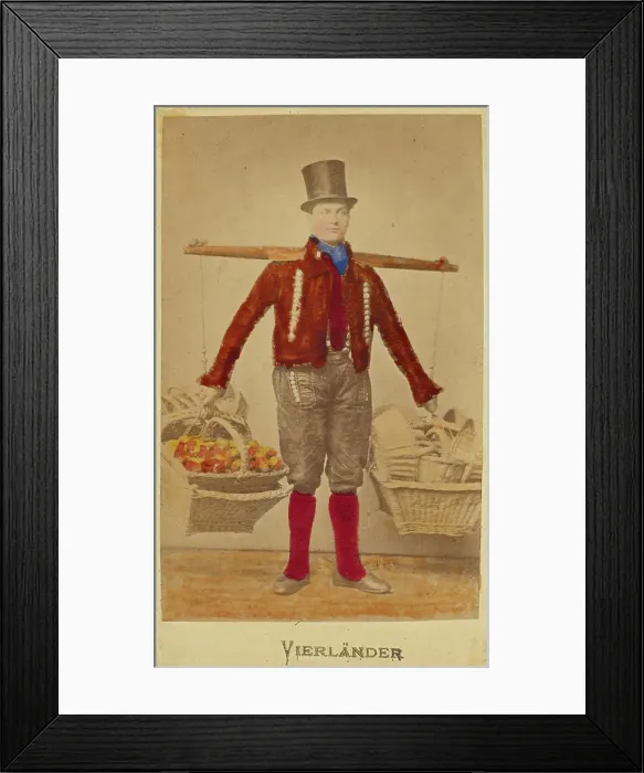 Framed Print : Vierlander, 1865-1875. Creator: E. Hattorff Framed Print : Vierlander, 1865-1875. Creator: E. Hattorff