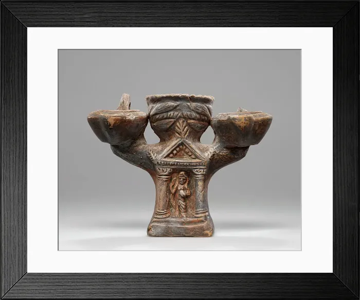 Framed Print : Lamp, 2nd century A.D. Creator: Unknown Framed Print : Lamp, 2nd century A.D. Creator: Unknown