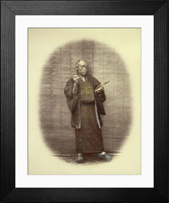 Framed Print : Our Chief Artist, 1866-1867. Creator: Felice Beato Framed Print : Our Chief Artist, 1866-1867. Creator: Felice Beato