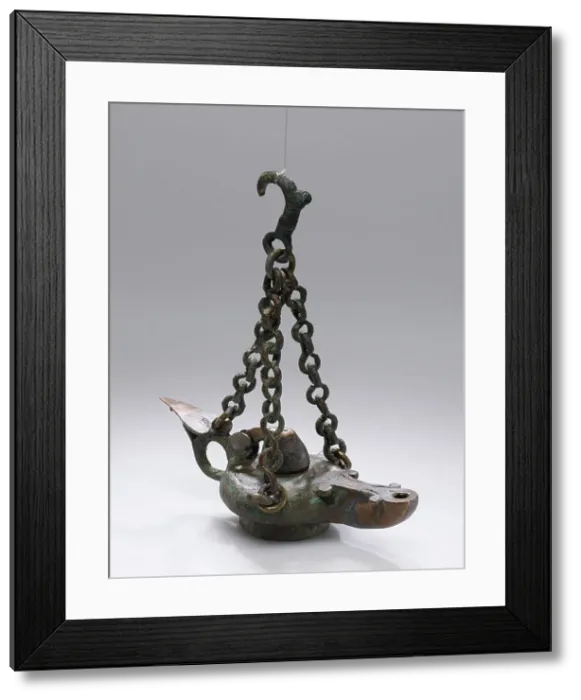 Framed Print : Lamp and Stand, 1st century B.C.-1st century A.D. Creator: Unknown Framed Print : Lamp and Stand, 1st century B.C.-1st century A.D. Creator: Unknown