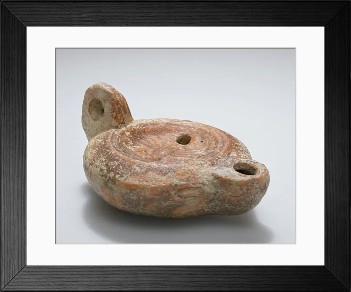 Framed Print : Lamp, second half of 1st century A.D. Creator: Unknown Framed Print : Lamp, second half of 1st century A.D. Creator: Unknown