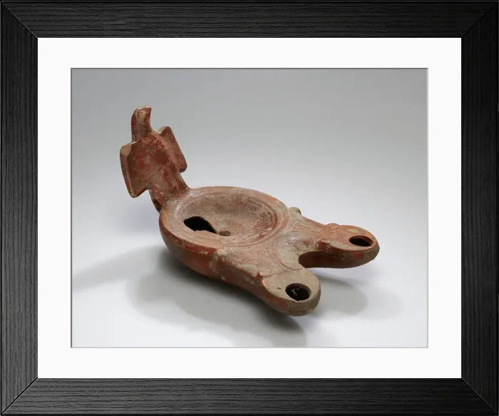 Framed Print : Lamp, second half of 1st century A.D. Creator: Unknown Framed Print : Lamp, second half of 1st century A.D. Creator: Unknown