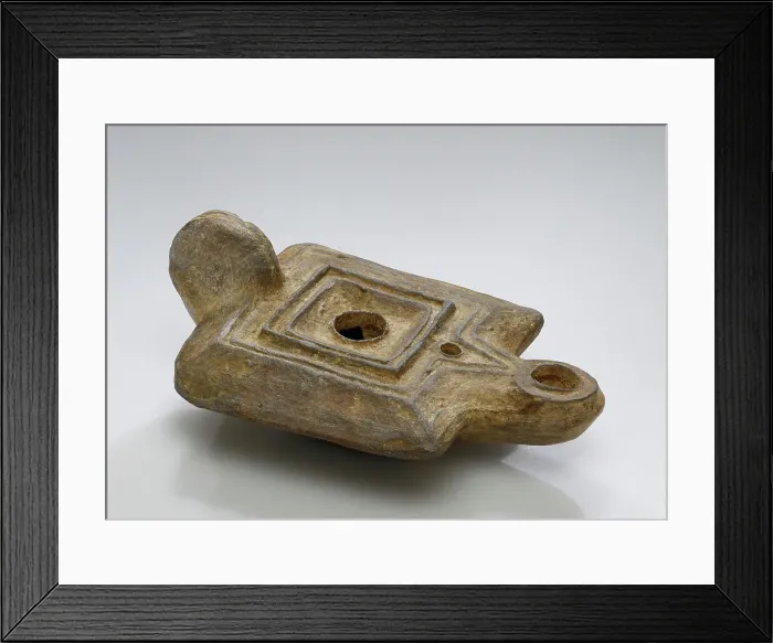 Framed Print : Lamp, 1st-4th century A.D. Creator: Unknown Framed Print : Lamp, 1st-4th century A.D. Creator: Unknown