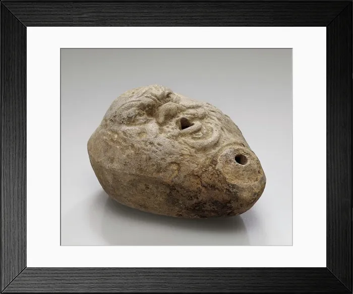 Framed Print : Lamp, 5th century A.D. Creator: Unknown Framed Print : Lamp, 5th century A.D. Creator: Unknown