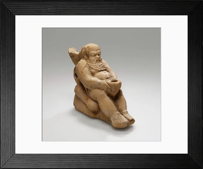 Framed Print : Lamp, 1st century B.C.-4th century A.D. Creator: Unknown Framed Print : Lamp, 1st century B.C.-4th century A.D. Creator: Unknown