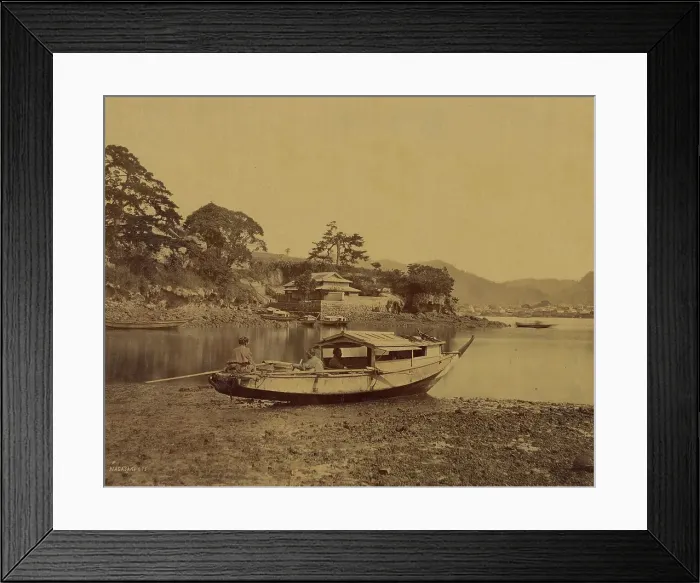 Framed Print : Nagasaki, 1864-1868. Creator: Felice Beato Framed Print : Nagasaki, 1864-1868. Creator: Felice Beato